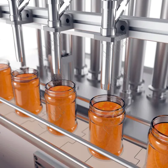Machine de remplissage de sauce au chocolat, vinaigrette, mayonnaise au miel, sauce chili, jus